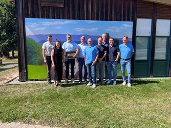 Teilnehmer beim Besuch der LAG Hunsrück