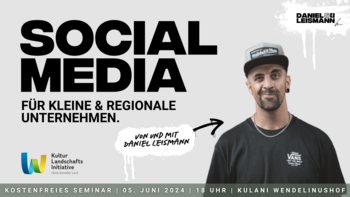 Plakat Social Media Workshop am 05. Juni 2024